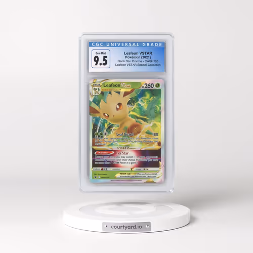 2017 Black Star Promos - Sword & Shield #SWSH195 Leafeon VSTAR - Holo Leafeon VSTAR Special Collecti