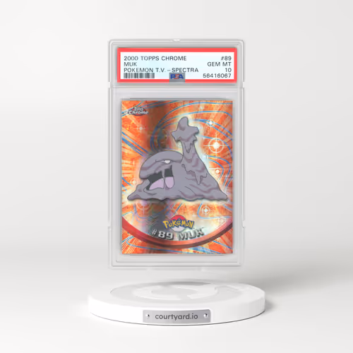 2000 Topps Chrome Pokemon T.V. #89 Muk - Spectra (PSA 10 GEM MINT)