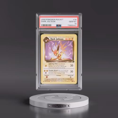 2000 Pokémon Rocket #38 Dark Jolteon (PSA 10 GEM MINT)