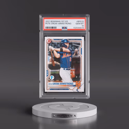 2021 Bowman 1st Edition #BFE22 Pete Crow-Armstrong (PSA 10 GEM MINT)