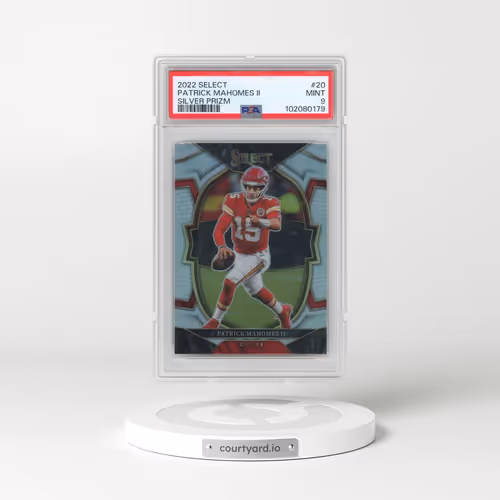 2022 Panini Select #20 Patrick Mahomes II - Silver Prizm (PSA 9 MINT)