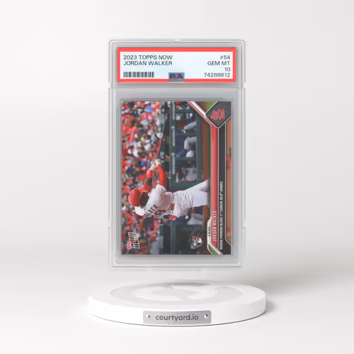 2023 Topps Now #54 Jordan Walker (PSA 10 GEM MINT)