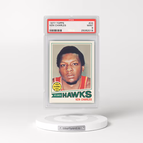 1977 Topps #24 Ken Charles (PSA 9 MINT)