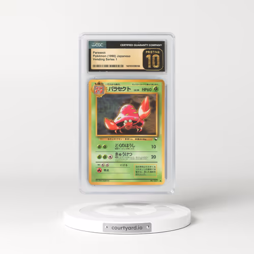 1998 Japanese Vending Series 1 Parasect (CGC 10 PRISTINE)