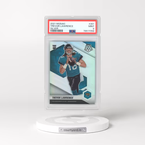 2021 Panini Mosaic #301 Trevor Lawrence - Silver (PSA 9 MINT)