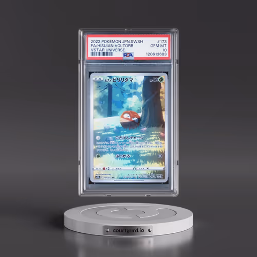 2022 Pokémon Sword & Shield Vstar Universe #173 Hisuian Voltorb - Full Art (PSA 10 GEM MINT)