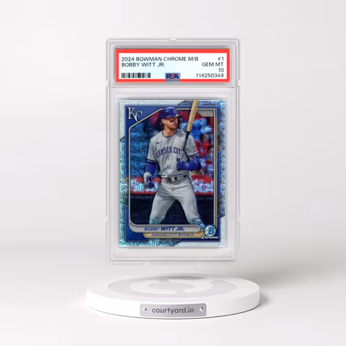 2024 Bowman Chrome Mega Box #1 Bobby Witt Jr. (PSA 10 GEM MINT)