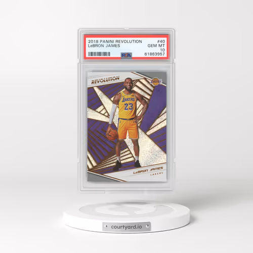2018 Panini Revolution #40 LeBron James (PSA 10 GEM MINT)