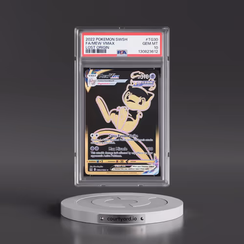 2022 Pokémon Sword & Shield Lost Origin #TG30 Mew Vmax - Full Art (PSA 10 GEM MINT)