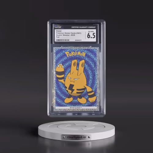 1999 Pokémon Sticker Cards (Dunkin' Boomer) - English #239 Elekid - Foil (CGC 6.5 EX-NM+)