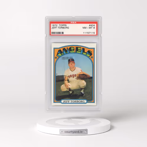 1972 Topps #404 Jeff Torborg (PSA 8 NM-MT)