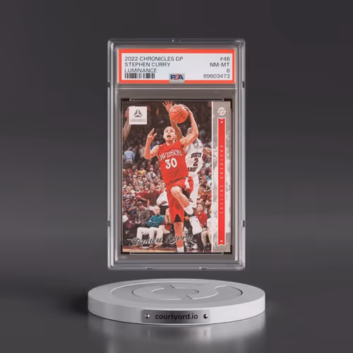 2022 Panini Chronicles Draft Picks Luminance #46 Stephen Curry (PSA 8 NM-MT)