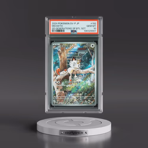 2024 Pokémon SV-P Promo #192 Meowth - Start Deck Generations Special Battle Set (PSA 10 GEM MINT)