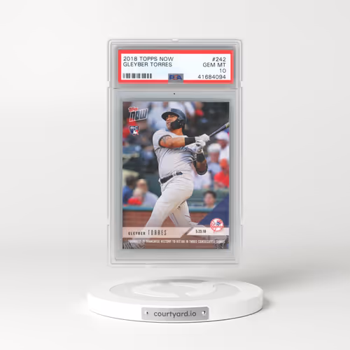 2018 Topps Now #242 Gleyber Torres (PSA 10 GEM MINT)