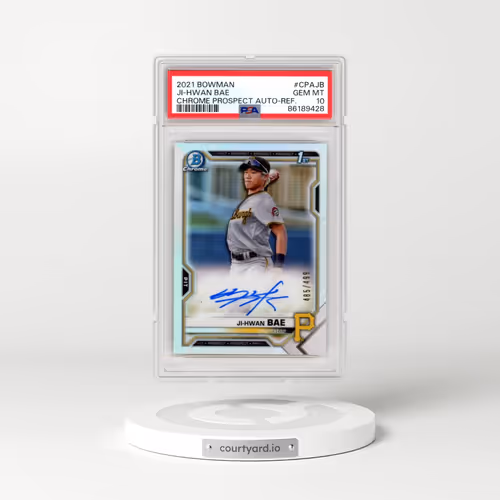 2021 Bowman Chrome Prospect Autographs #CPAJB JI-Hwan Bae - Refractor (PSA 10 GEM MINT)