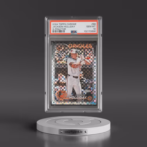 2024 Topps Chrome #88 Jackson Holliday - X-Fractor (PSA 10 GEM MINT)
