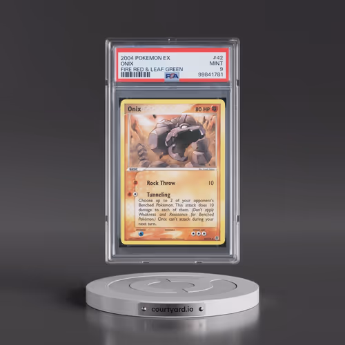 2004 Pokémon EX Fire Red & Leaf Green #42 Onix (PSA 9 MINT)
