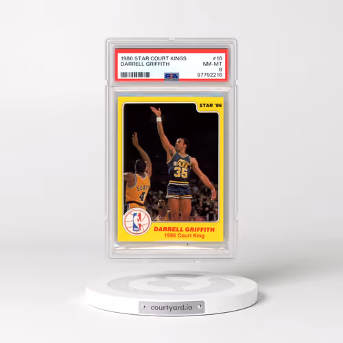 1986 Star Court Kings #16 Darrell Griffith (PSA 8 NM-MT)