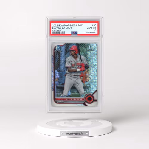 2022 Bowman Mega Box Chrome #50 Elly de La Cruz (PSA 10 GEM MINT)