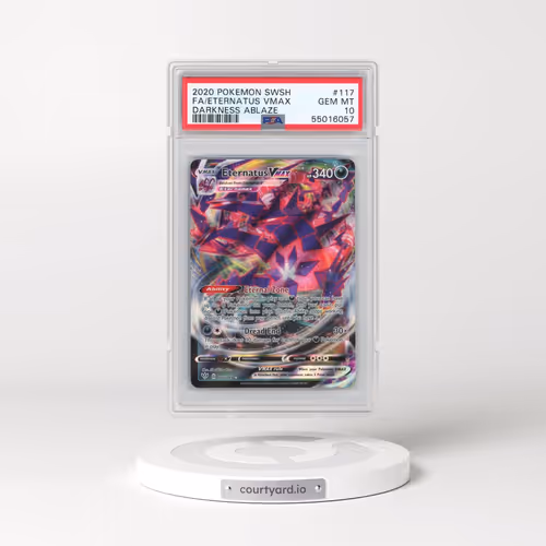 2020 Pokémon Sword & Shield Darkness Ablaze #117 Eternatus Vmax - Full Art (PSA 10 GEM MINT)