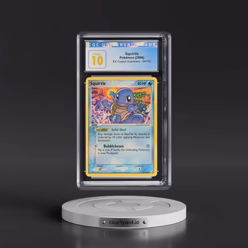 2006 Pokémon EX Crystal Guardians #64 Squirtle (CGC 10 PRISTINE)