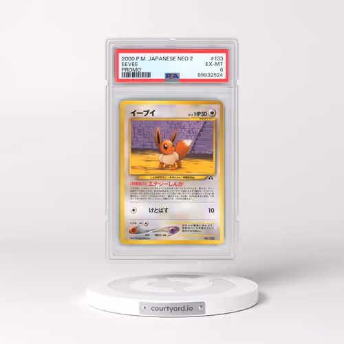 2000 Pokémon Neo 2 Promo #133 Eevee - Promo (PSA 6 EX-MT)