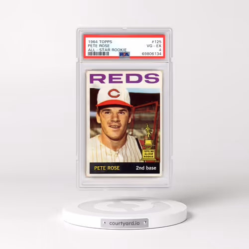 1964 Topps #125 Pete Rose - All-Star Rookie (PSA 4 VG-EX)