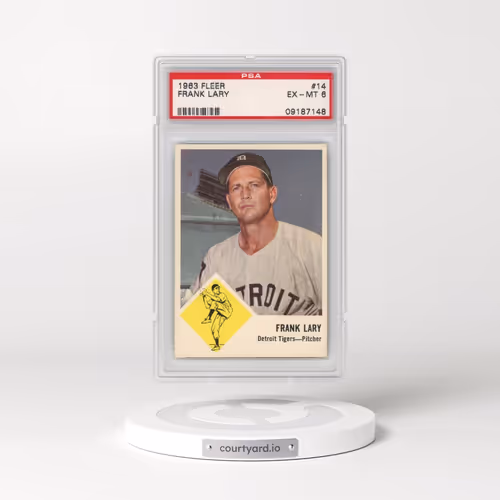 1963 Fleer #14 Frank Lary (PSA 6 EX-MT)
