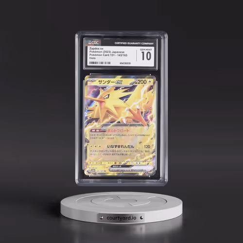 2023 Pokémon Card 151 #145/165 Zapdos ex - Holo (CGC 10 GEM MINT)