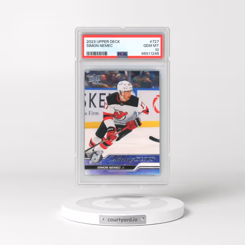 2023 Upper Deck #727 Simon Nemec (PSA 10 GEM MINT)