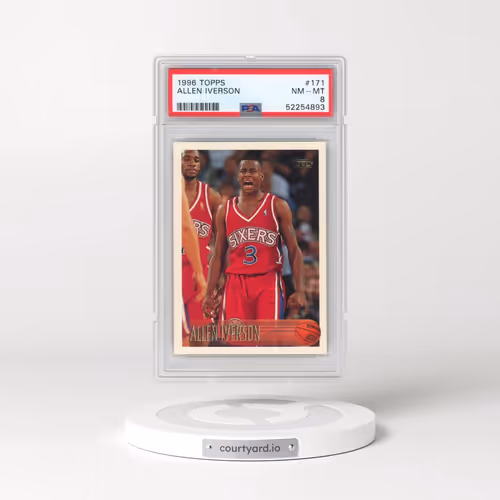 1996 Topps #171 Allen Iverson (PSA 8 NM-MT)