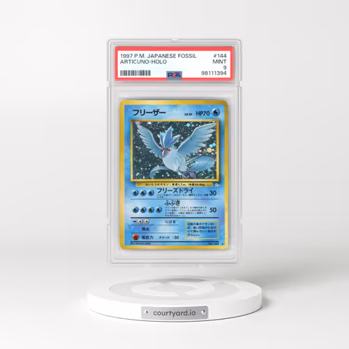 1997 Japanese Pokémon Fossil #144 Articuno - Holo (PSA 9 MINT)