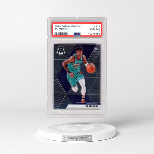 2019 Panini Mosaic #219 Ja Morant (PSA 10 GEM MINT)