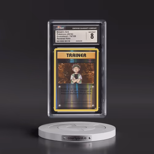 2016 Evolutions #74/108 Brock's Grit - Reverse Holo (CGC 8 NM-MT)