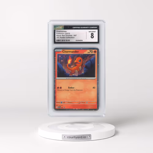 2023 Black Star Promos - Scarlet & Violet SVP EN #047 Charmander - Cosmos Holo (CGC 8 NM-MT)
