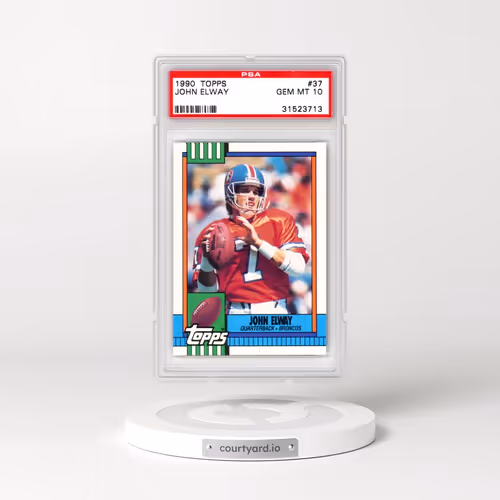 1990 Topps #37 John Elway (PSA 10 GEM MINT)