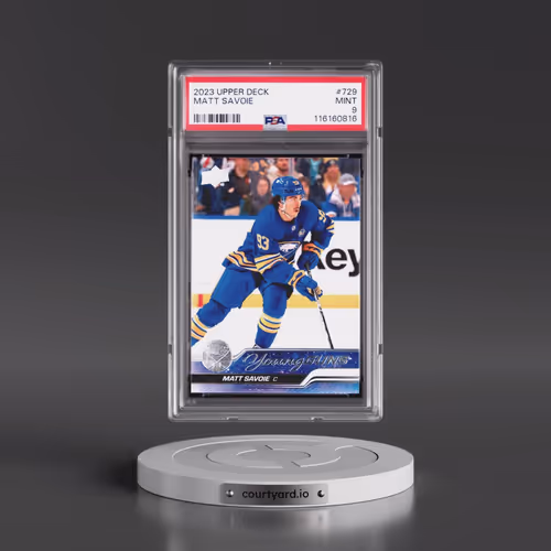 2023 Upper Deck #729 Matt Savoie (PSA 9 MINT)