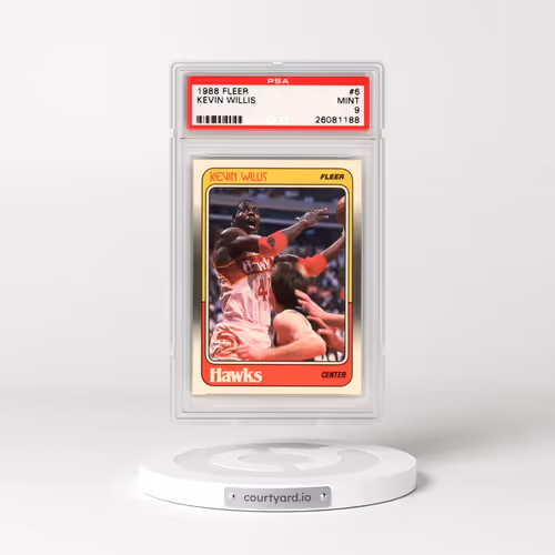 1988 Fleer #6 Kevin Willis (PSA 9 MINT)