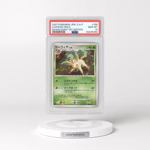 2007 Pokémon Diamond & Pearl Dawn Dash #158 Leafeon - 1st Edition Holo (PSA 10 GEM MINT)