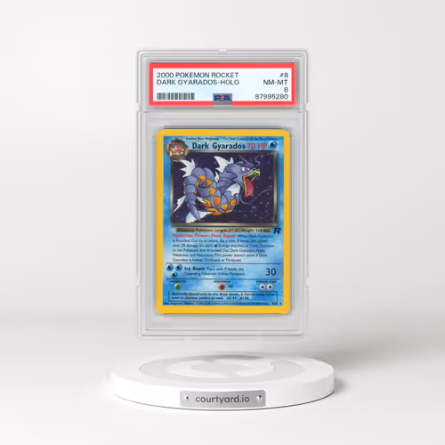 2000 Pokémon Rocket #8 Dark Gyarados - Holo (PSA 8 NM-MT)