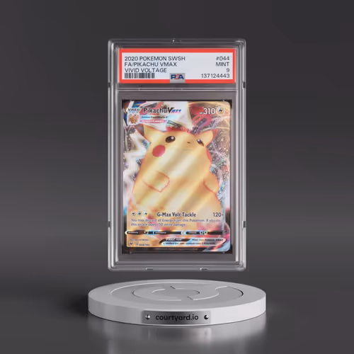 2020 Pokémon Sword & Shield Vivid Voltage #044 Pikachu Vmax - Full Art (PSA 9 MINT)