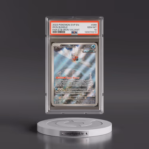 2023 Pokémon Svp EN-SV Black Star Promo #066 Iron Bundle - Paradox Rift Elite Trainer Box-Iron Valia