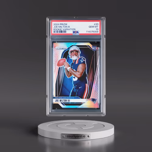 2024 Panini Prizm Rookie Variation #20 Joe Milton III (PSA 10 GEM MINT)