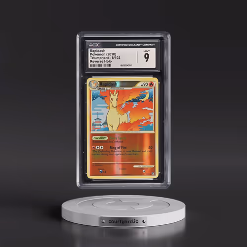 2010 Triumphant #8/102 Rapidash - Reverse Holo (CGC 9 MINT)