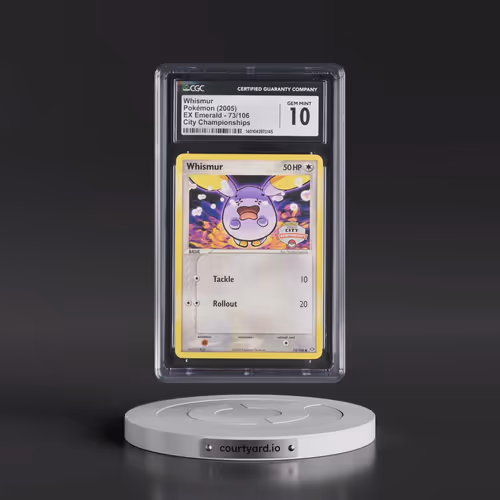 2005 EX Emerald #73/106 Whismur - City Championships (CGC 10 GEM MINT)