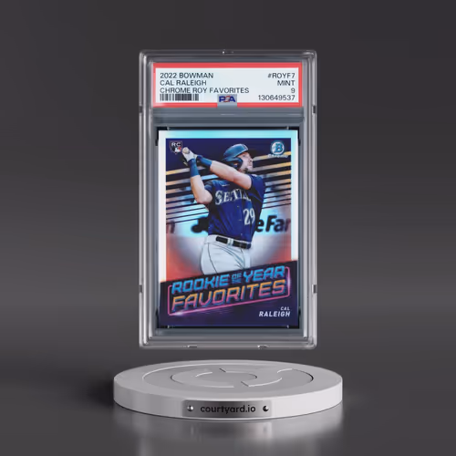 2022 Bowman Chrome Rookie of the Year Favorites #ROYF7 Cal Raleigh (PSA 9 MINT)