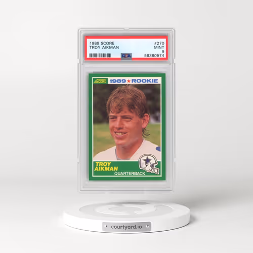 1989 Score #270 Troy Aikman (PSA 9 MINT)