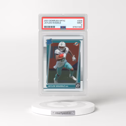 2021 Panini Donruss Optic #208 Jaylen Waddle (PSA 9 MINT)
