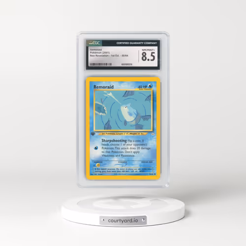 2001 Neo Revelation #50/64 Remoraid - 1st Edition (CGC 8.5 NM-MT+)