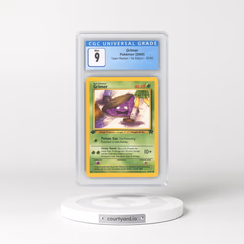 2000 Team Rocket #57/82 Grimer - 1st Edition 1st Edition (CGC 9 MINT)